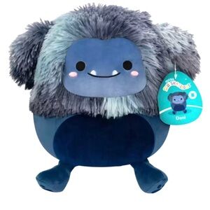 NWT Rare 16” Dani the Navy Blue Bigfoot Squishmallow retired stuffed plush
